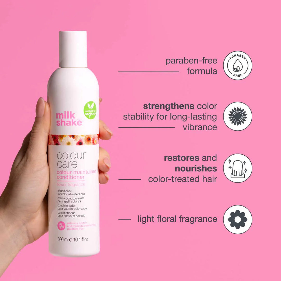 Milk Shake Colour Care Flower Moisturizing Conditioner For Colored Hair - GLAM MODA