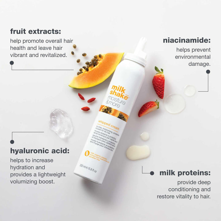 Milk Shake Haircare Moisture And More Moisturizing Foam For Dry Hair - GLAM MODA