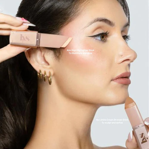 Mini Light Bronzer & Highlighter Set - Glow Worthy Set- GLAM MODA