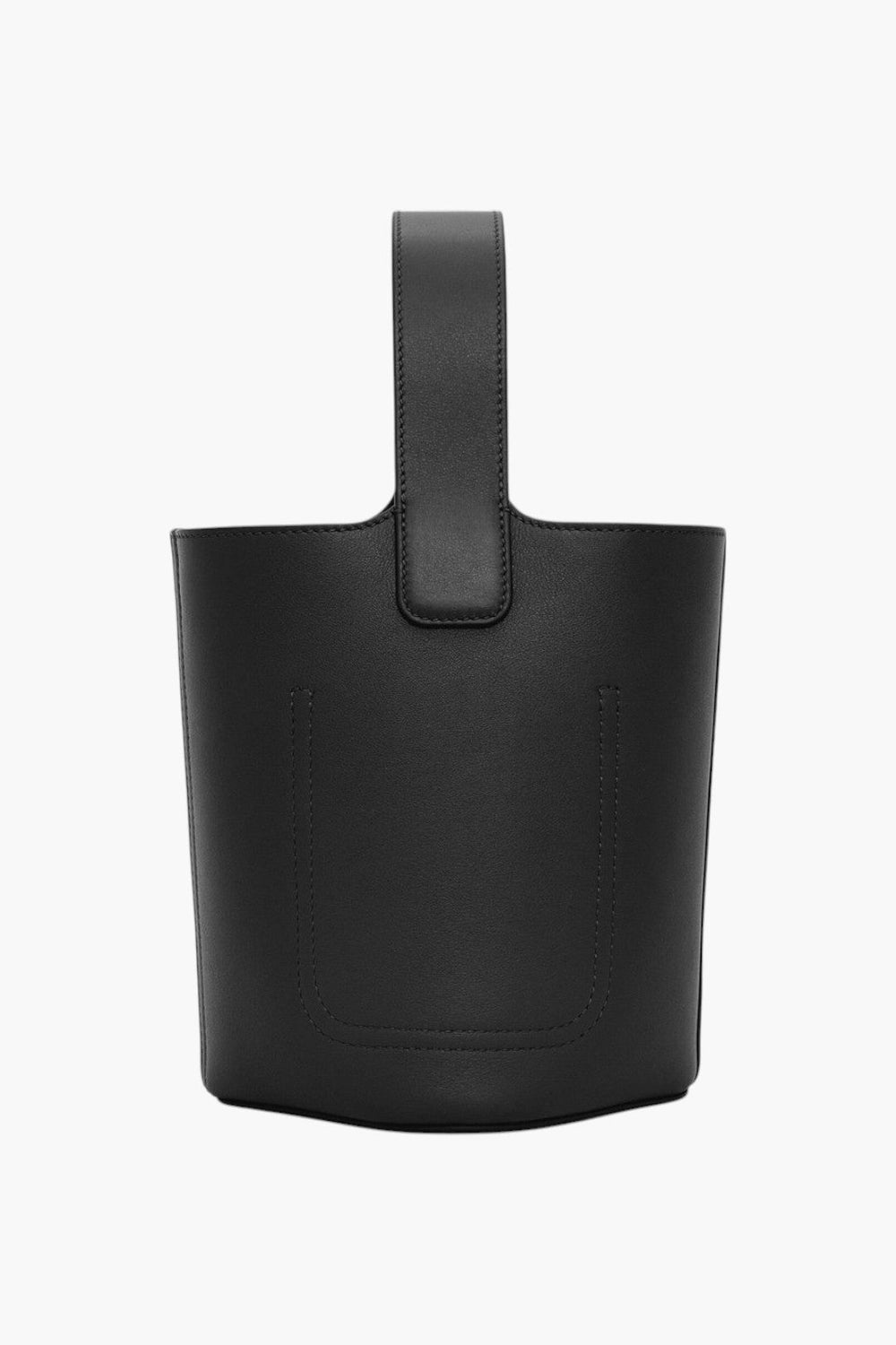 Mini Pebble Bucket Bag-Black - GLAM MODA