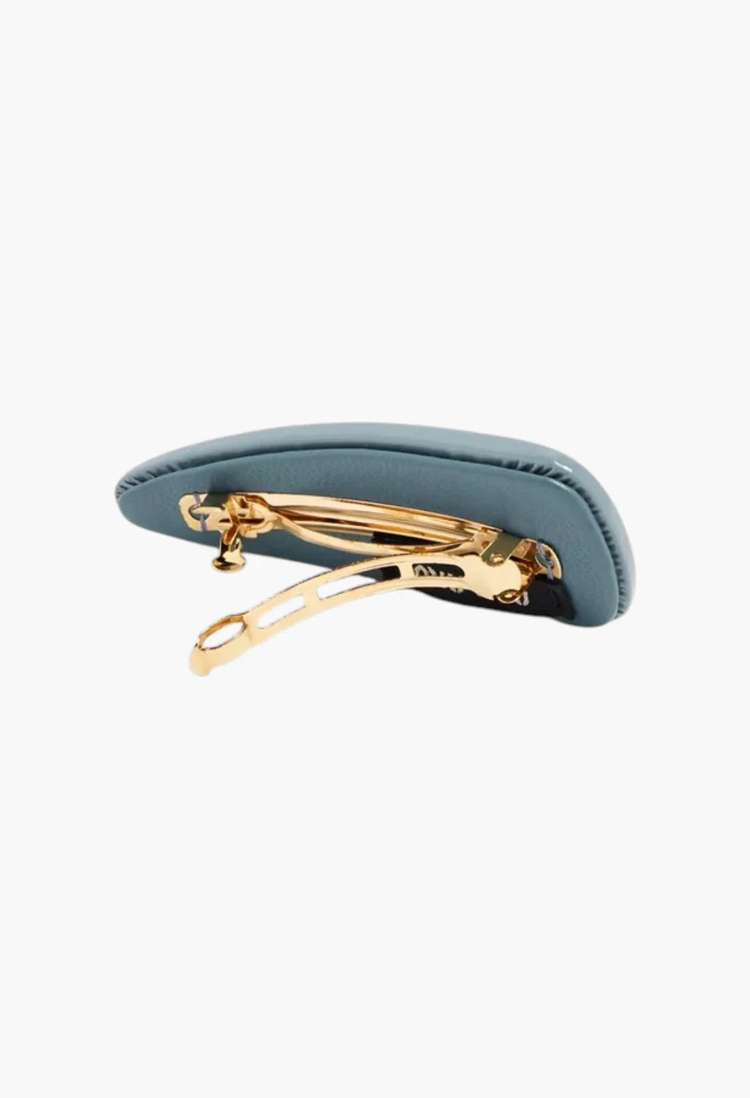 Patent leather hair clip