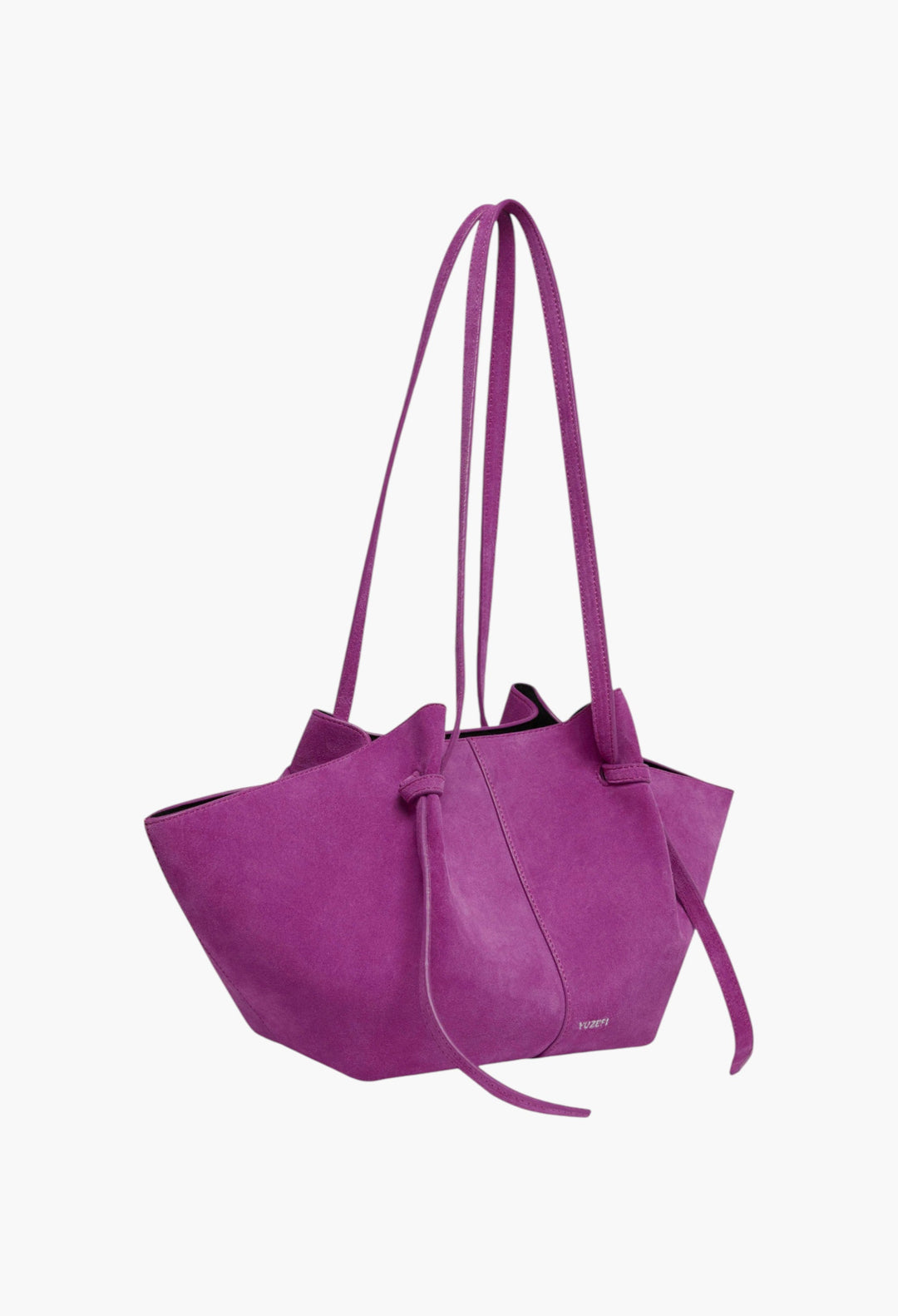 Mochi Tote Bag - Crafted From Magenta Suede - GLAM MODA