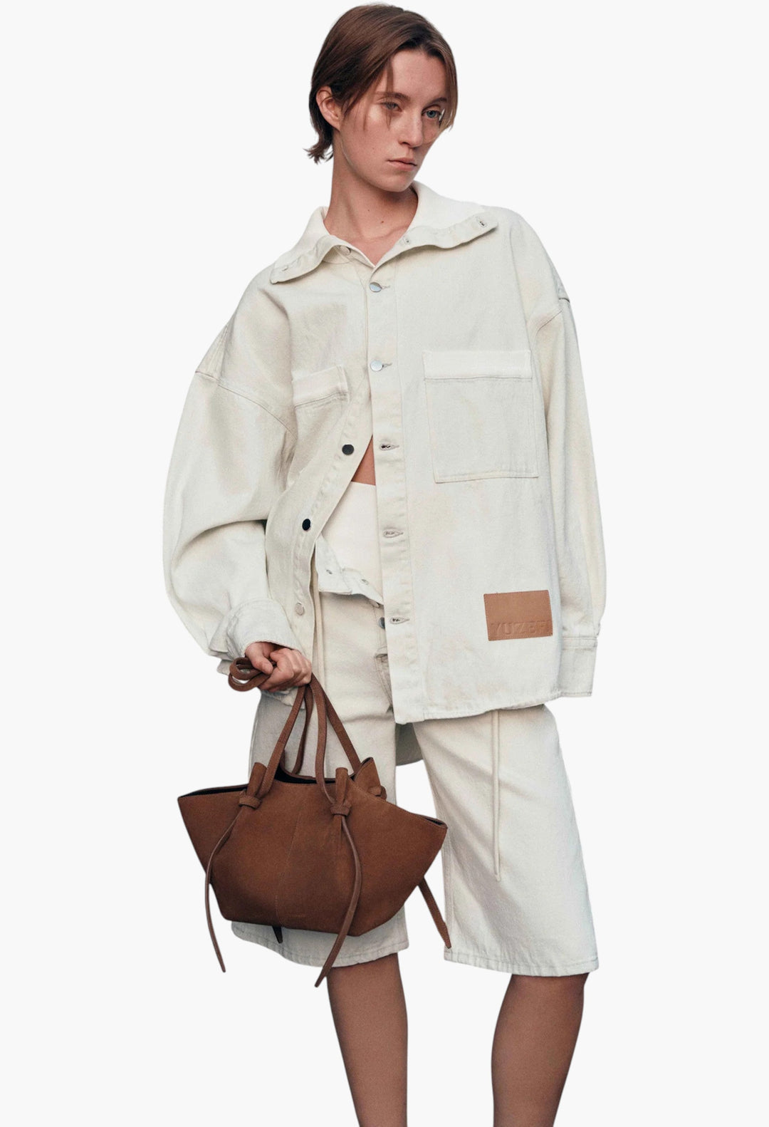 Mochi Tote Bag - Crafted From Magenta Suede - GLAM MODA