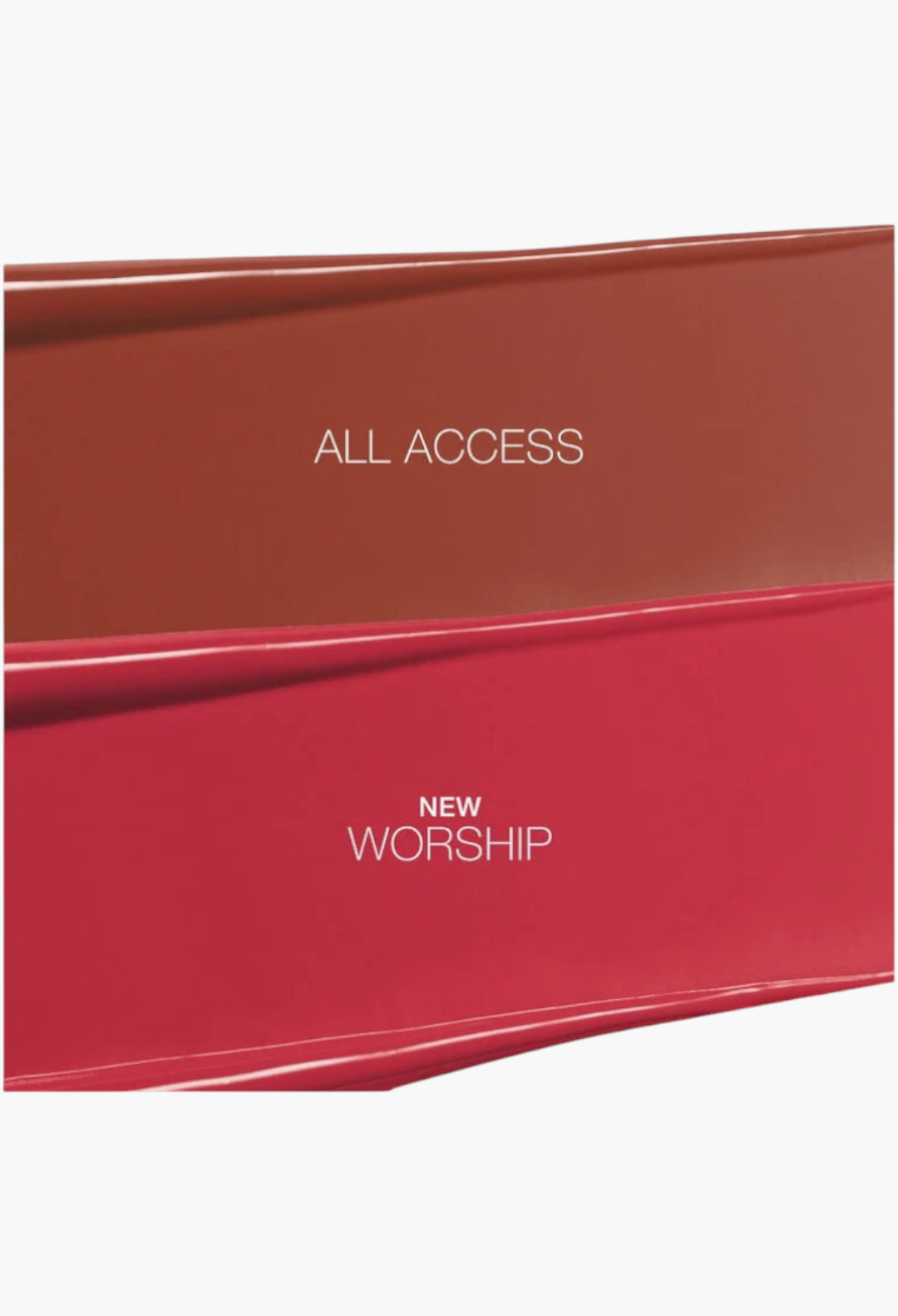 GLAM MODA Mini Insatiable Liquid Blush Duo swatches in chocolate cherry All Access and winterberry Worship shades