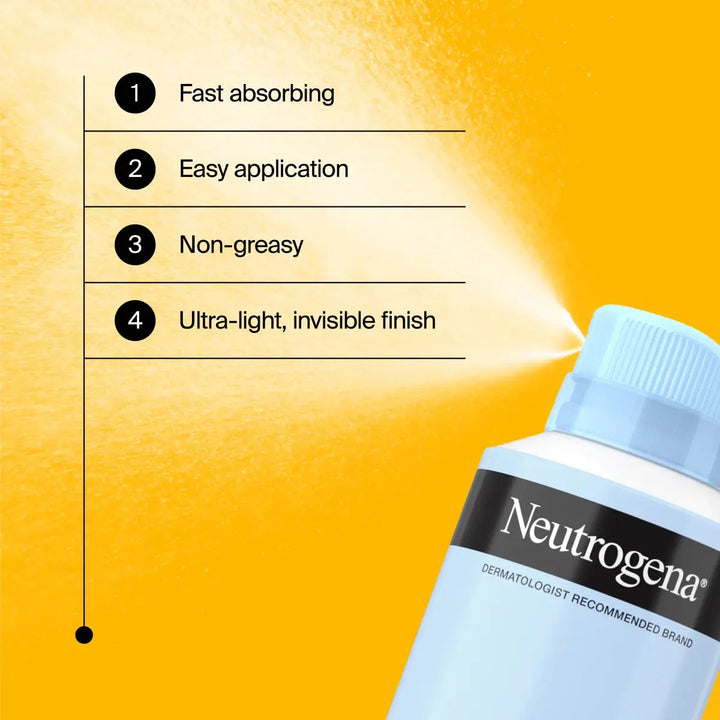 Neutrogena Ultra Sheer Body Mist Sunscreen Spray Broad Spectrum SPF 70, Lightweight, Non-Greasy & Water Resistant, Oil-Free & Non-Comedogenic UVA/UVB Sunscreen Mist, 5 oz - GLAM MODA