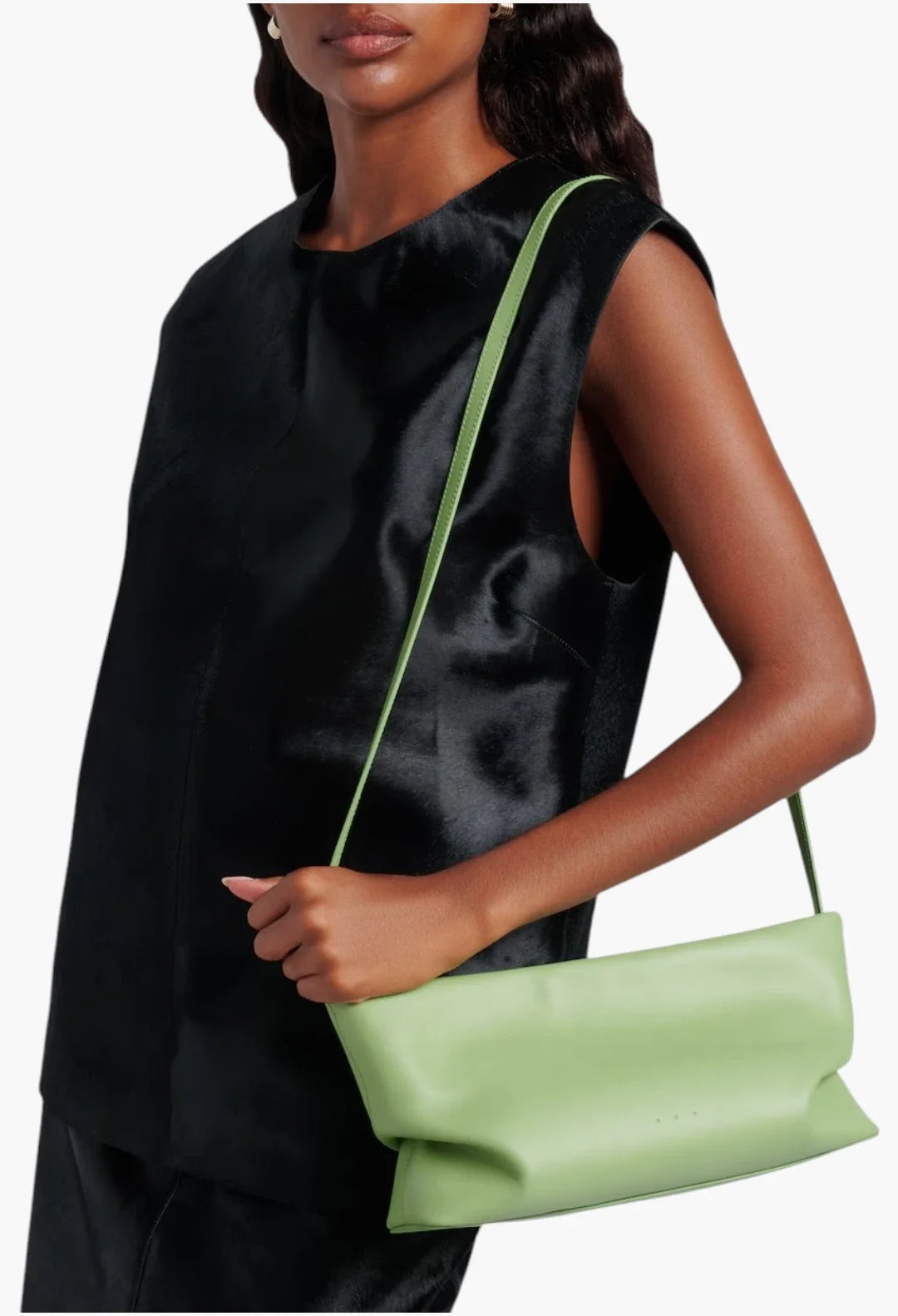 Nina Mini leather clutch