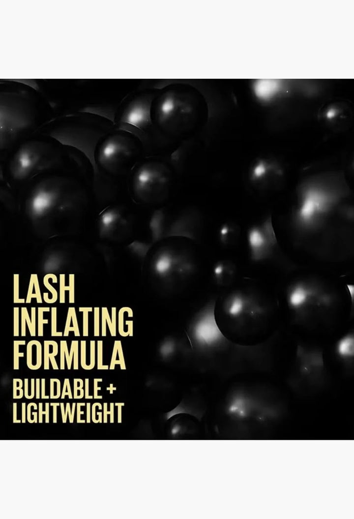 Maybelline New York Colossal Bubble Longwear Mascara, Buildable Inflated Volume, Blackest Black