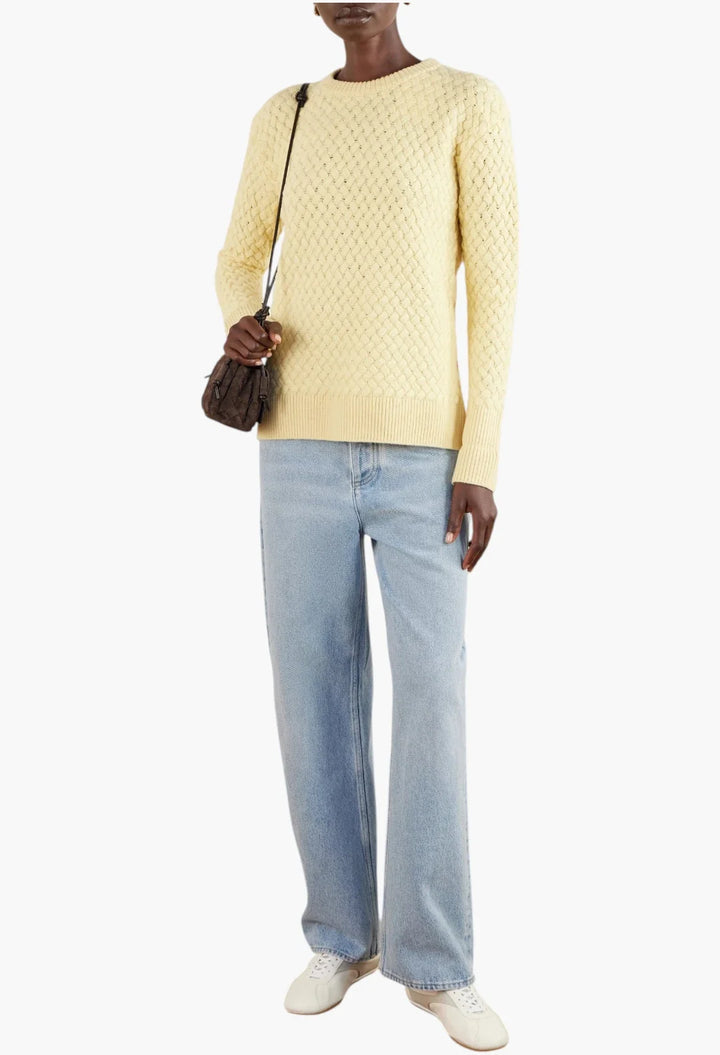 Notturno Intrecciato suede shoulder bag