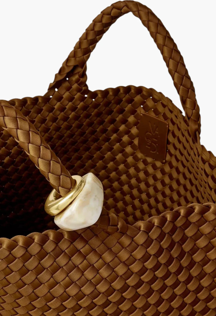Medium St. Barths Beaded Tote Bag in Neoprene