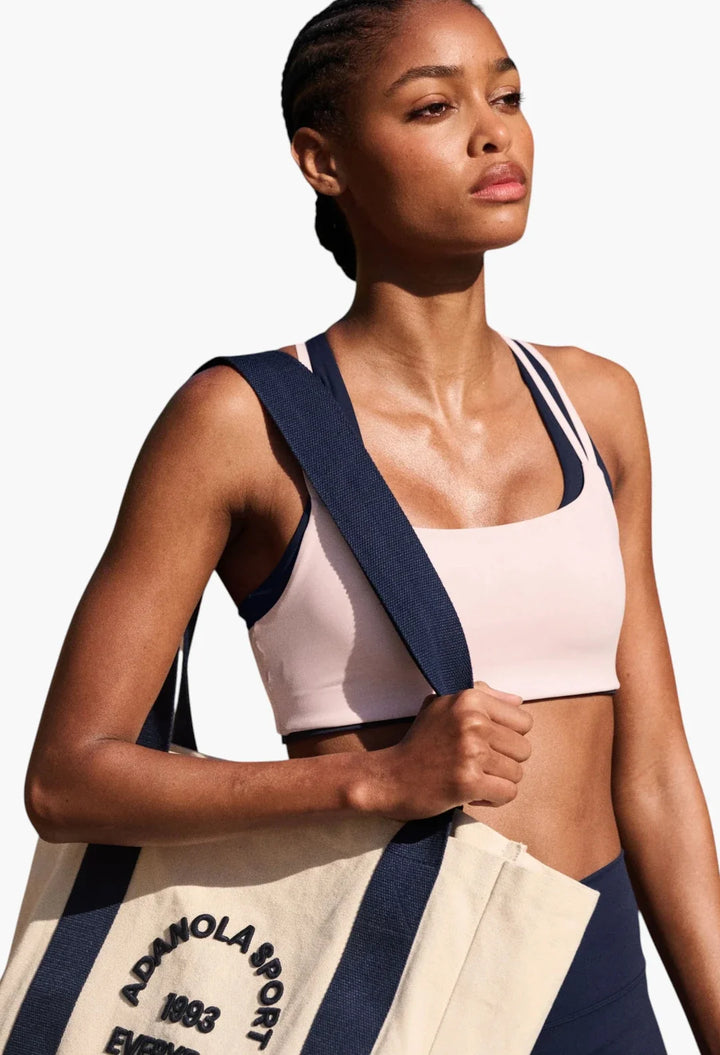Adanola Sport 93 Tote Bag - Cream/Navy Blue