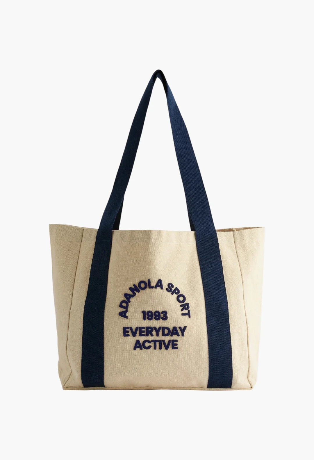 Adanola Sport 93 Tote Bag - Cream/Navy Blue