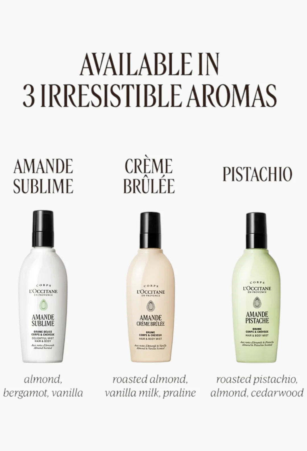 Almond Crème Brûlée Hair & Body Mist