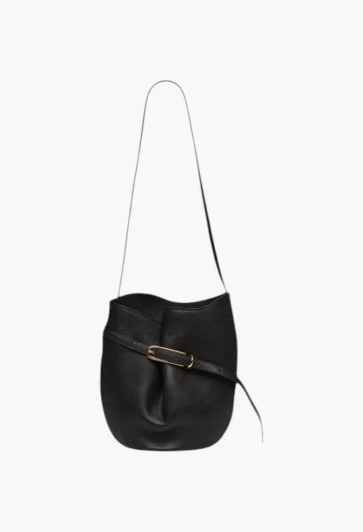 Belted Bucket Bag