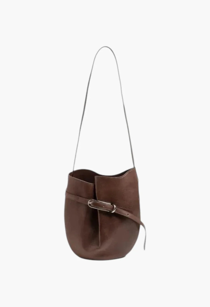 Belted Bucket Bag