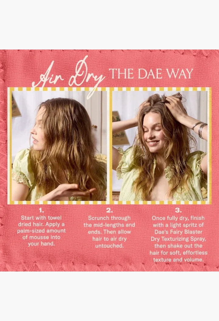 Dreamriser Volumizing + Hydrating Hair Mousse with Heat Protection