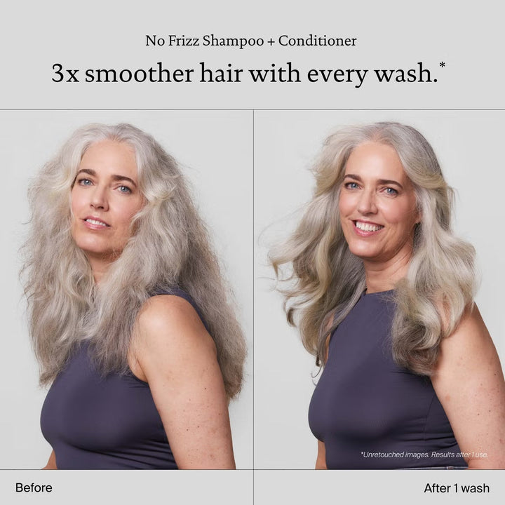 No Frizz Shampoo and Conditioner Bundle for Frizz Control, Smoothness and Shine - GLAM MODA