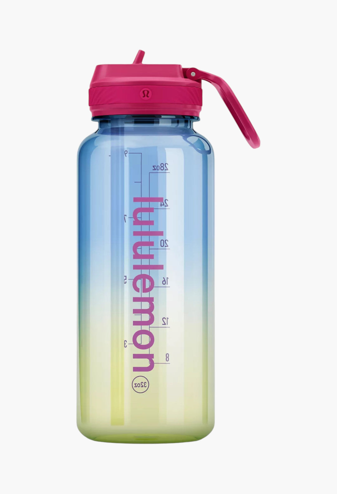 Back to Life Clear Bottle 32oz Straw Lid