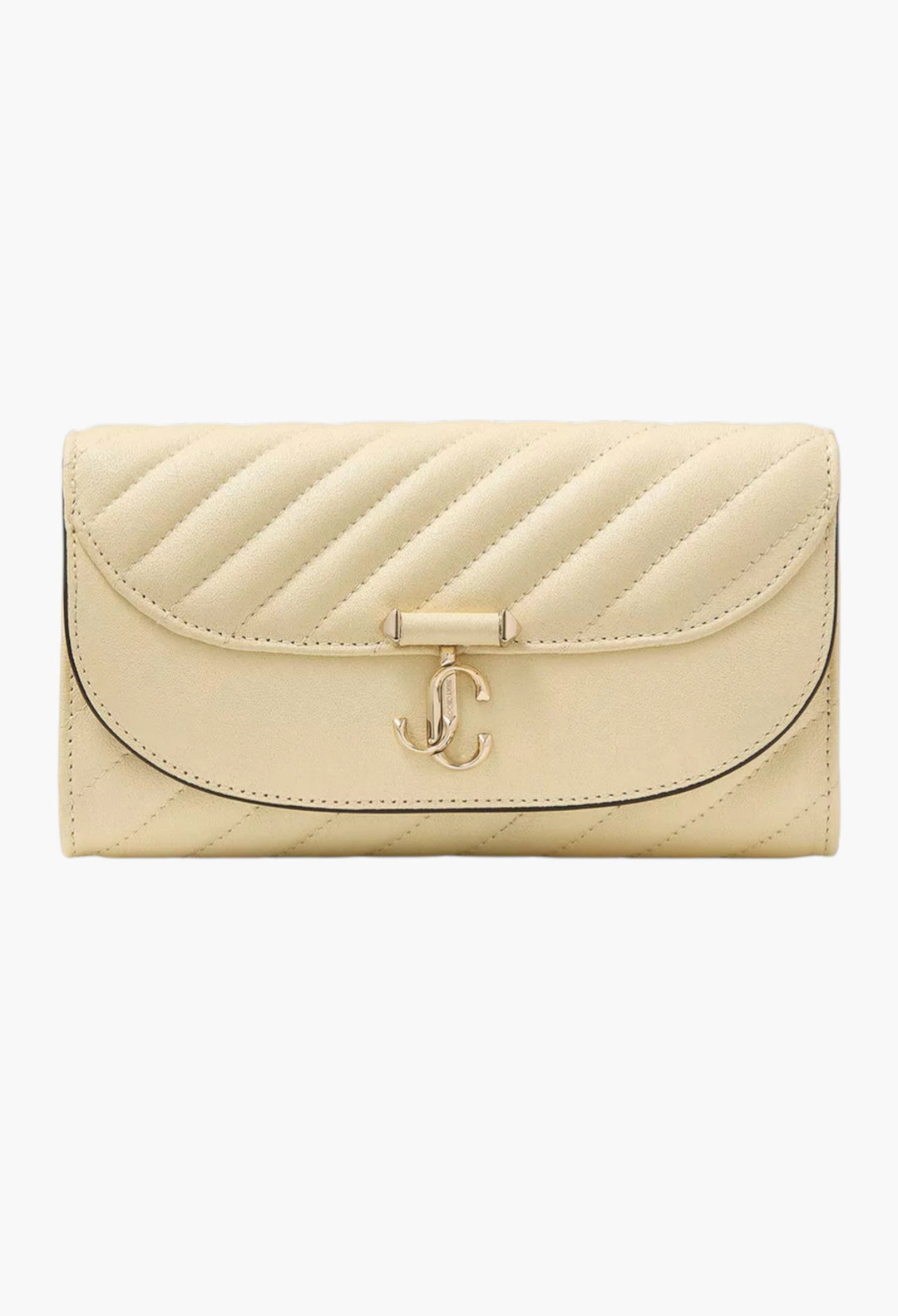 Off White - Curve Chain Wallet In Leather - GLAM MODA
