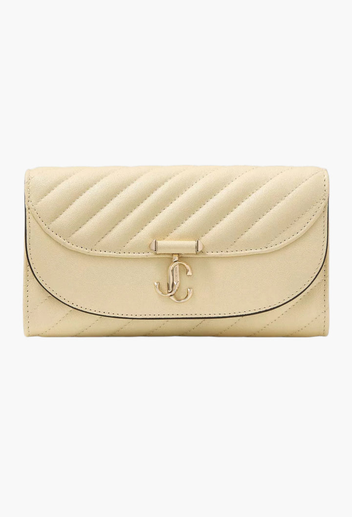 Off White - Curve Chain Wallet In Leather - GLAM MODA