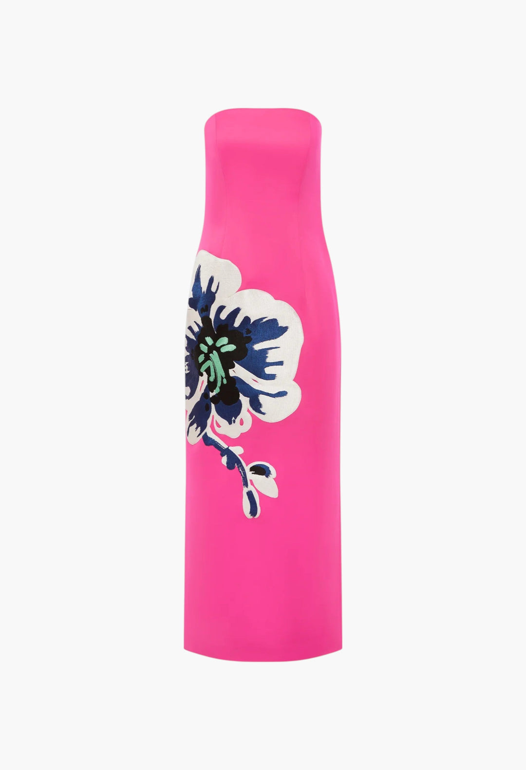 Appliqué Floral Maxi Dress - GLAM MODA