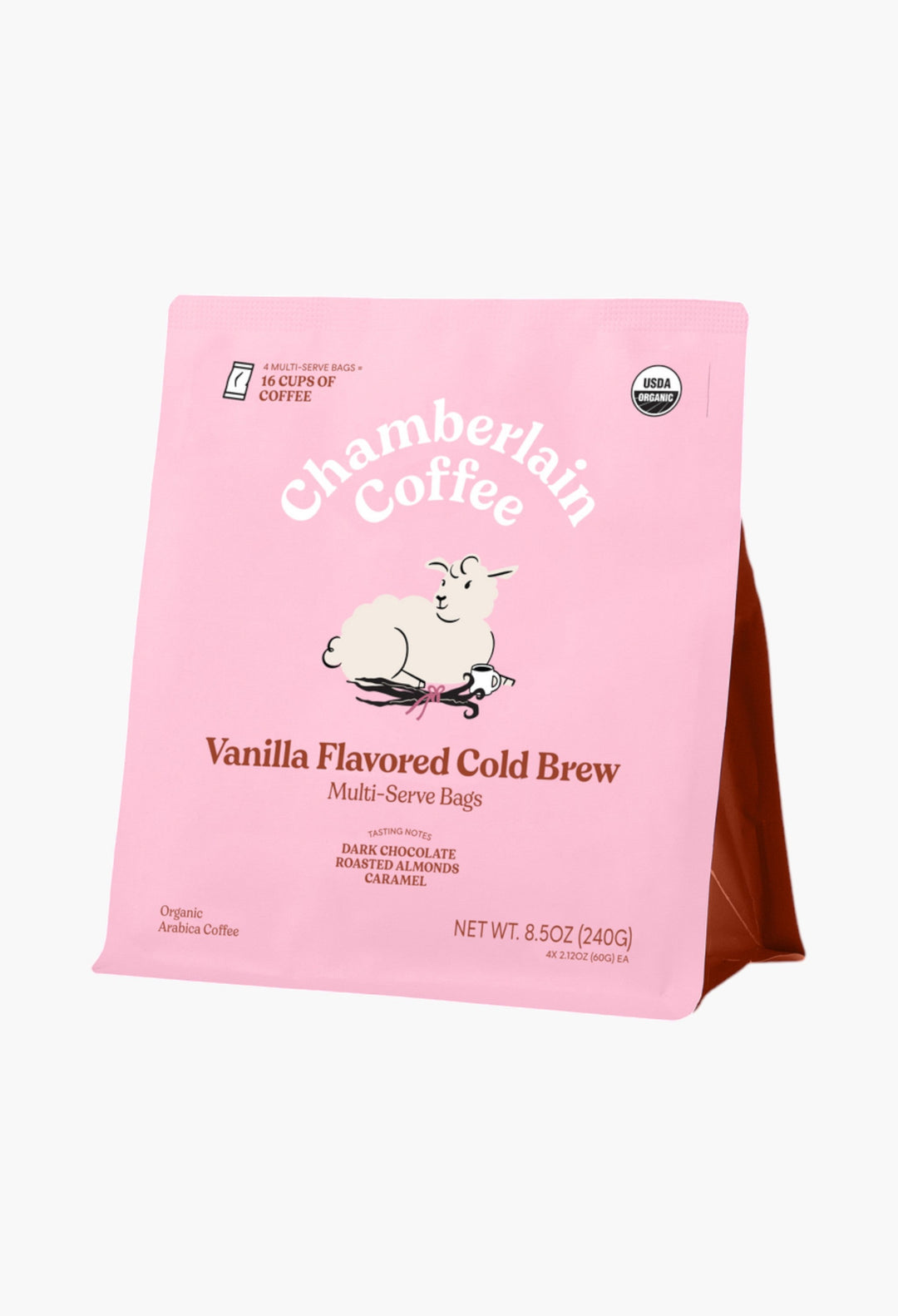 Organic Vanilla Cold Brew Elephant Large Coffee Bags