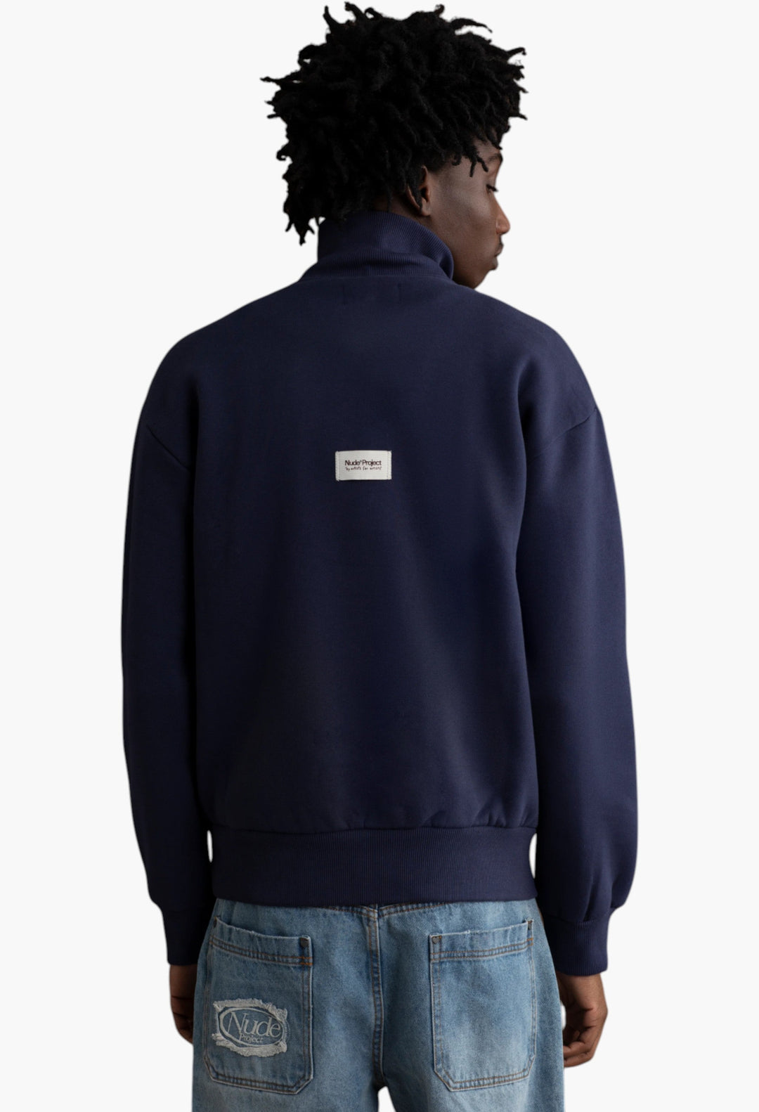 Origins Quarter-Zip Navy - GLAM MODA