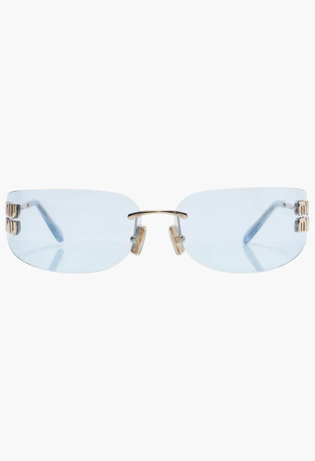 Logo Rectangular Sunglasses