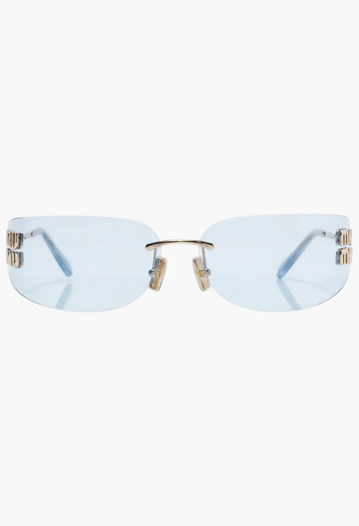 Logo Rectangular Sunglasses