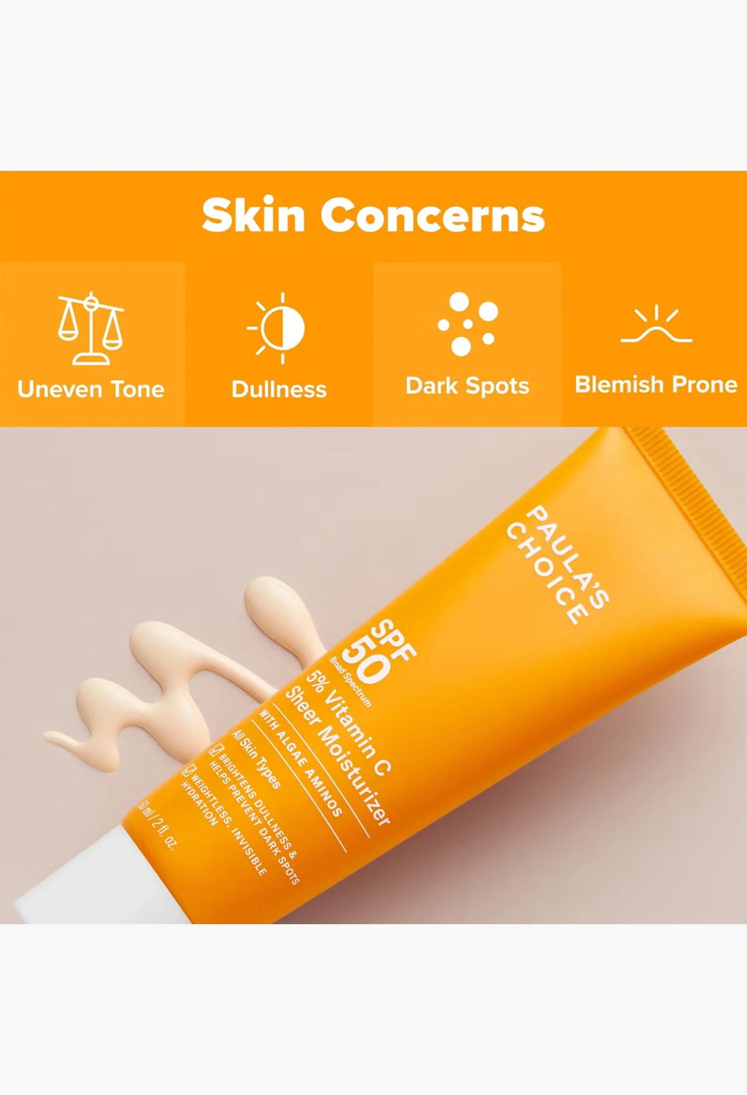 Paula's Choice 5% Vitamin C Sheer Moisturiser SPF50