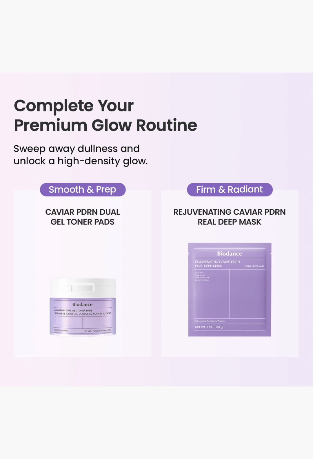Biodance_us Caviar PDRN Dual Gel Toner Pads
