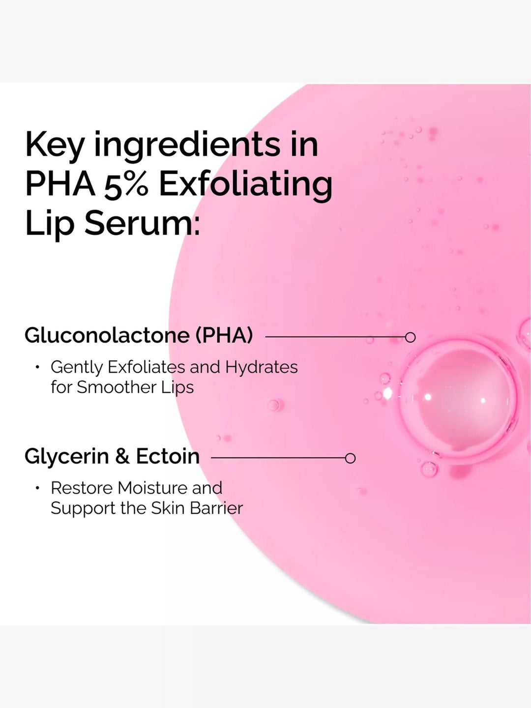 PHA 5% Exfoliating Lip Serum - GLAM MODA