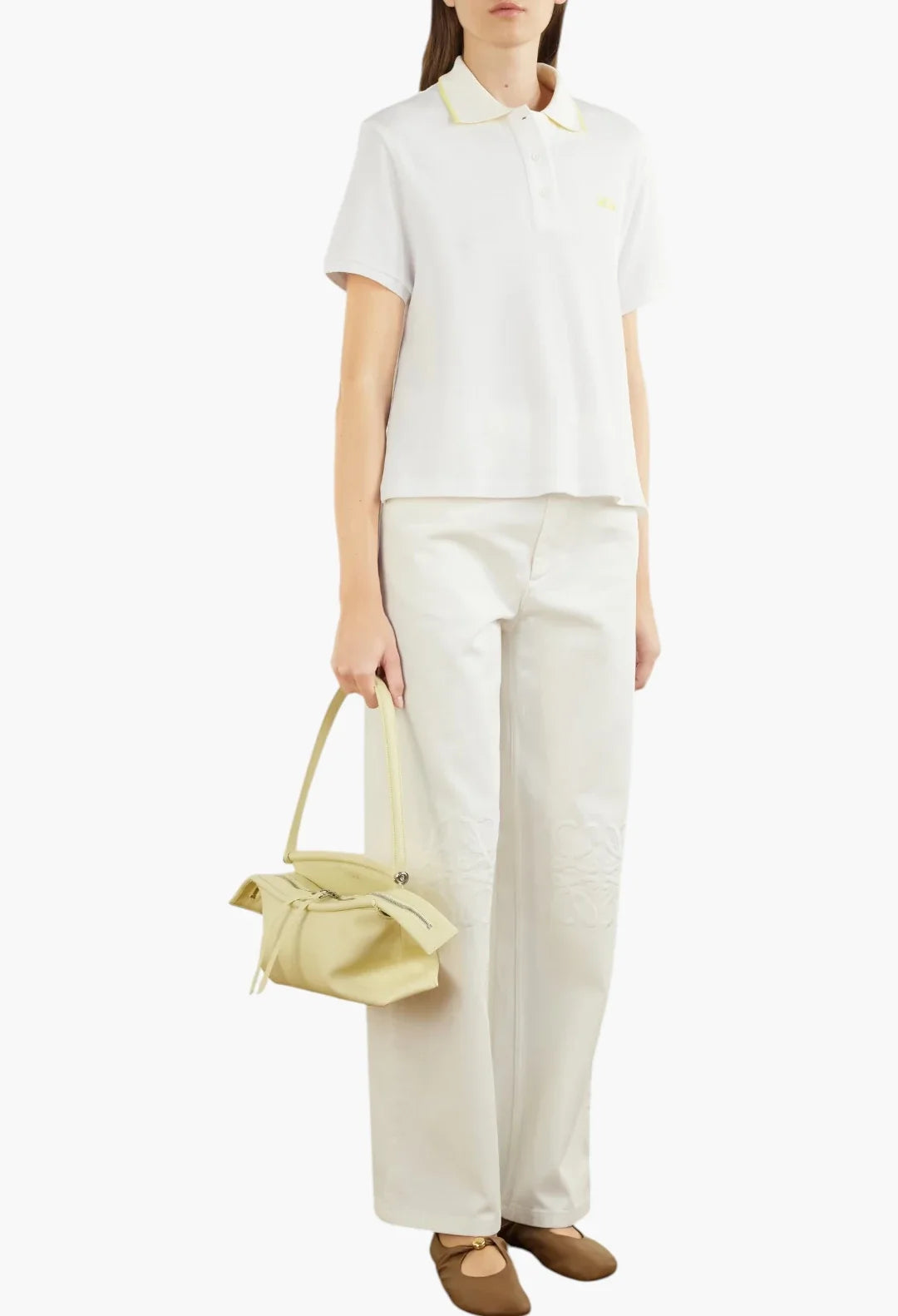 Whisker leather shoulder bag