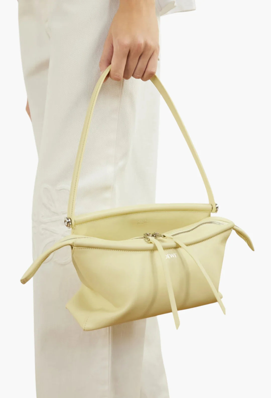 Whisker leather shoulder bag
