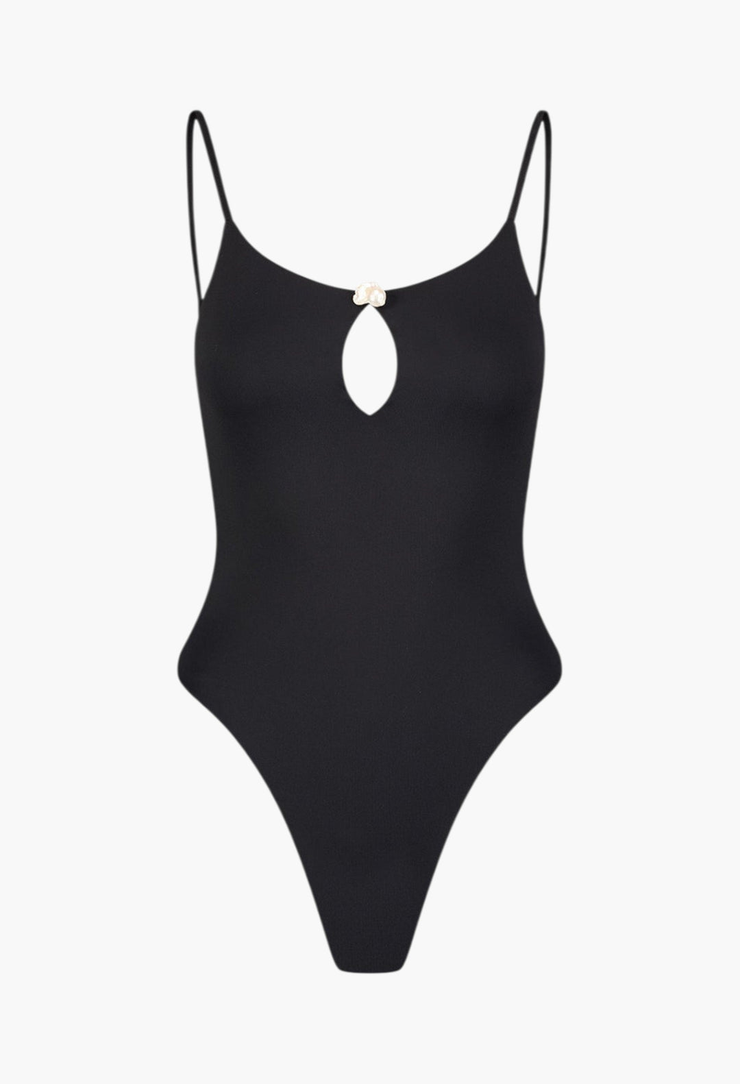 Pearl One-Piece in Black - GLAM MODA