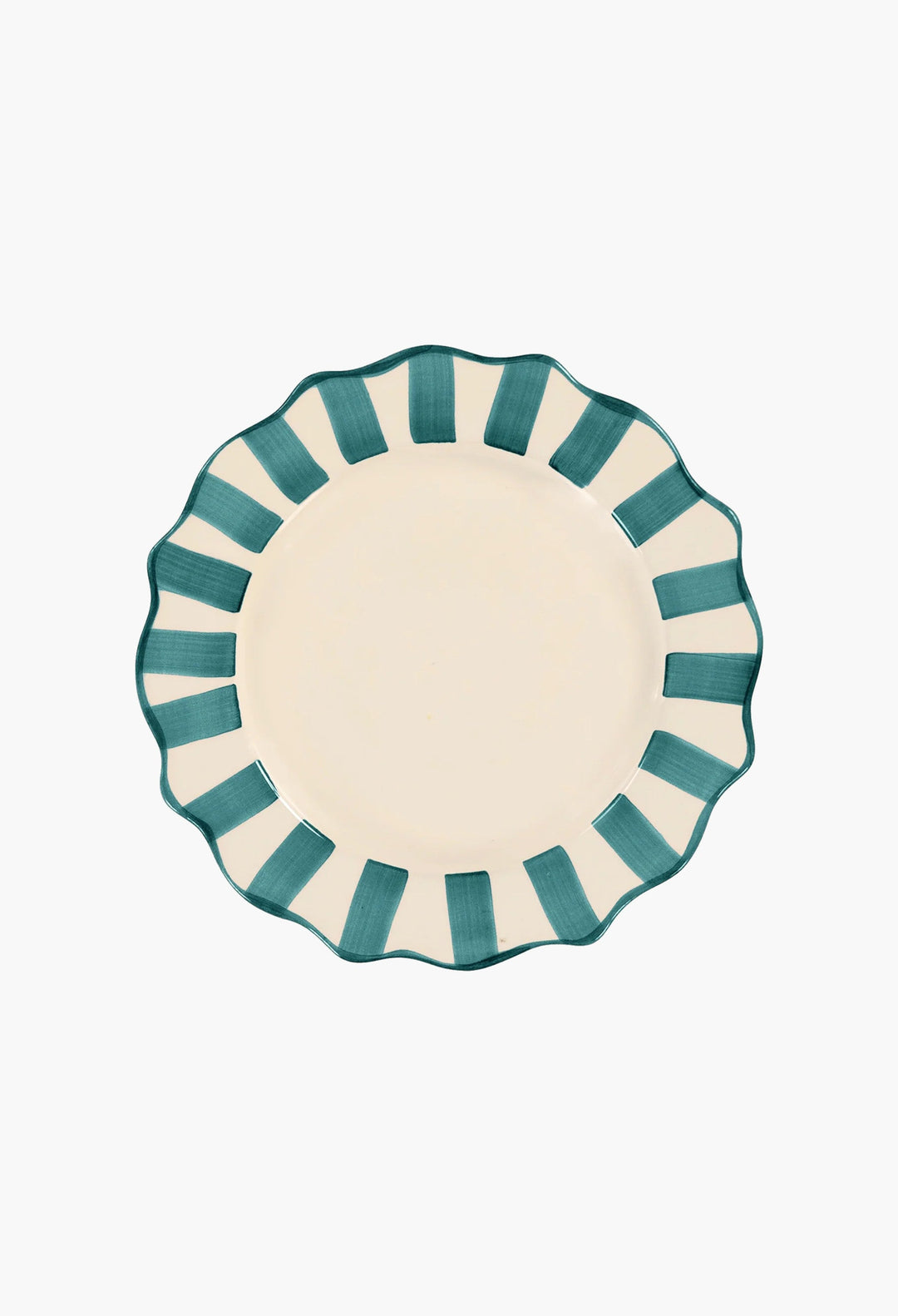 Pine Scalloped Dinner Plate - GLAM MODA