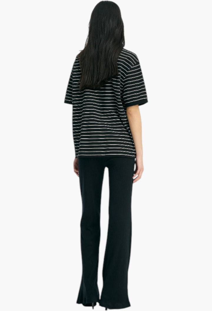 Pique Shortsleeve Polo Black - GLAM MODA