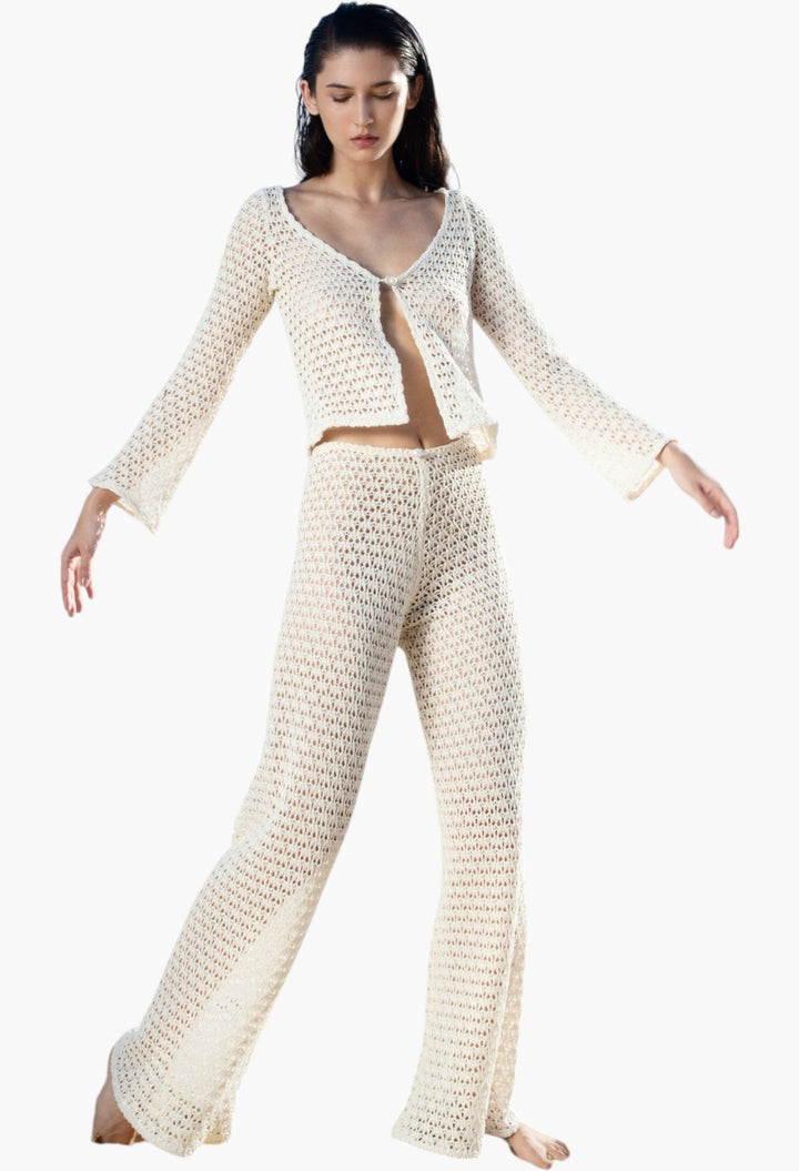 Playa Pants with Pearl - GLAM MODA