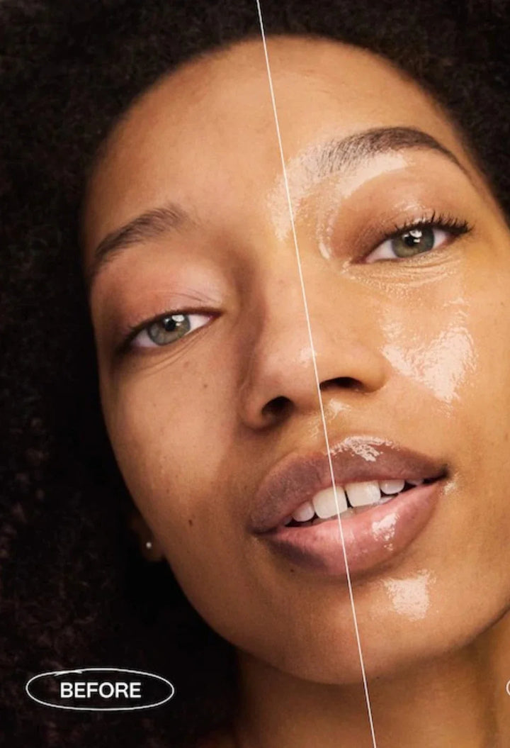Soothing priming milk with rice water