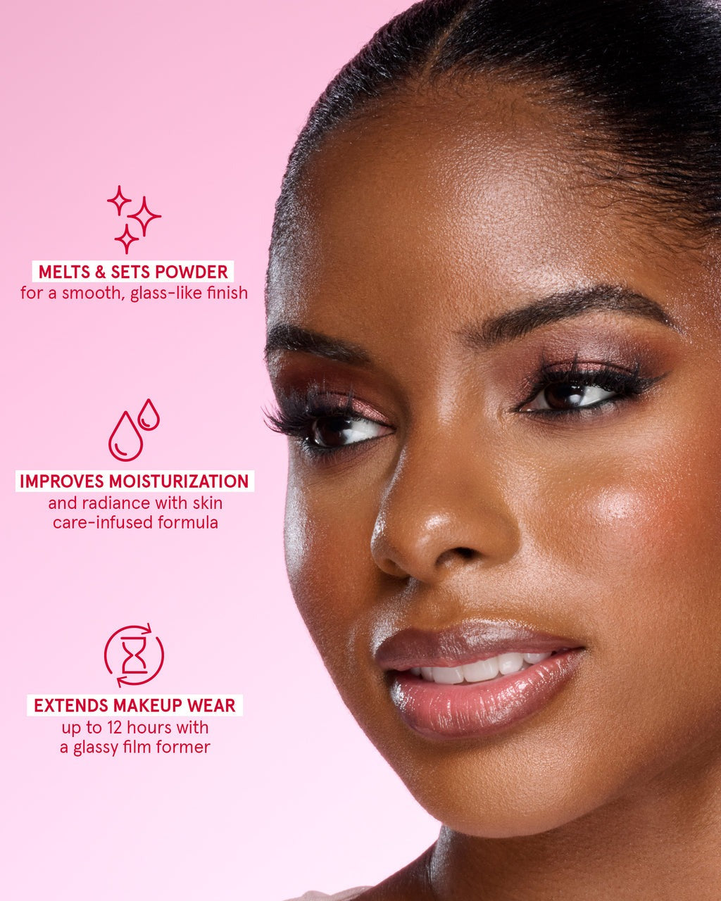 Powder Melt Glass Setting Spray - GLAM MODA