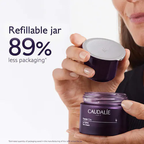 Premier Cru Anti Aging Refillable Cream Moisturizer with Hyaluronic Acid - GLAM MODA