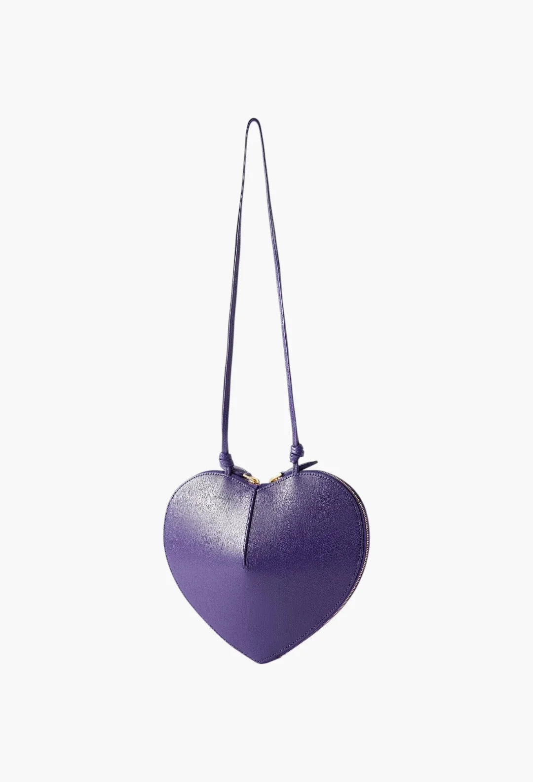 Le Coeur suede and leather shoulder bag
