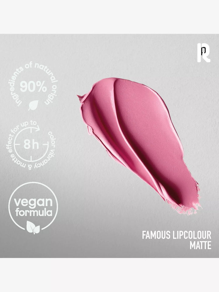 Famous Lipcolour Matte Hydrating Lipstick 3g - GLAM MODA
