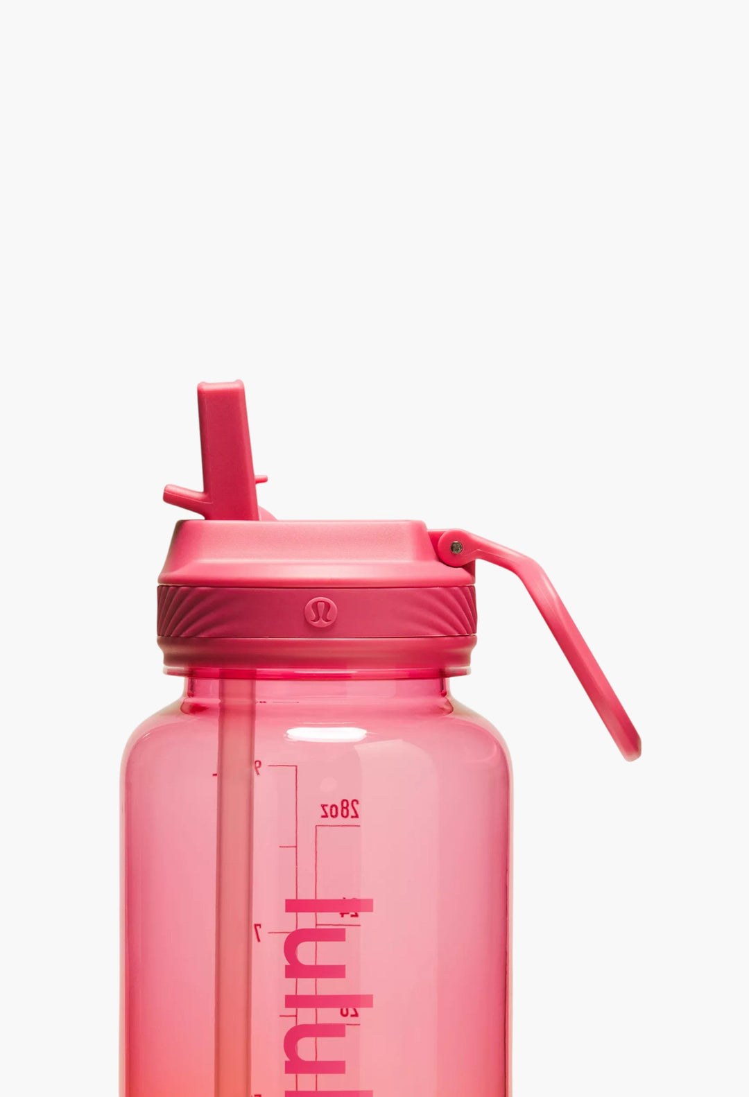 Raspberry Coulis/Lit Orange/Racer Pink - Back to Life Clear Bottle 32oz Straw Lid - GLAM MODA