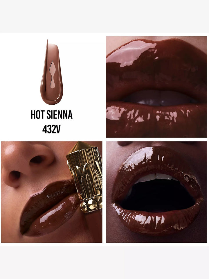 Rouge Stiletto Vinyl Gloss Lip Gloss - Hot Sienna 432V 4ml - GLAM MODA