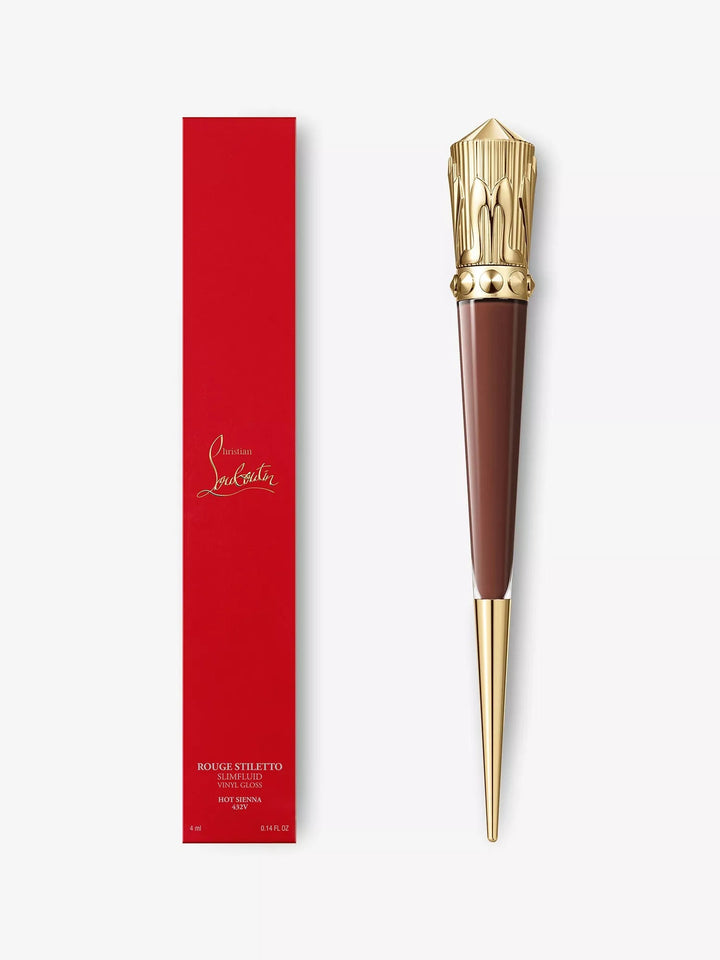 Rouge Stiletto Vinyl Gloss Lip Gloss - Hot Sienna 432V 4ml - GLAM MODA