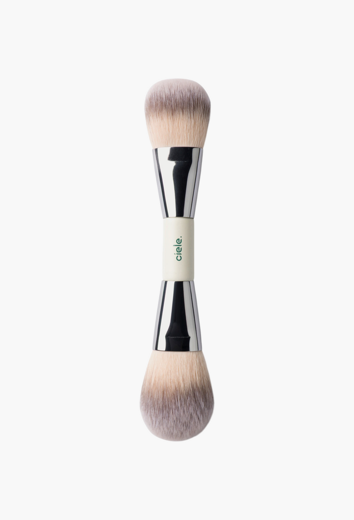 Ciele Cosmetics The Dual-Ended Powder Bronze Brush