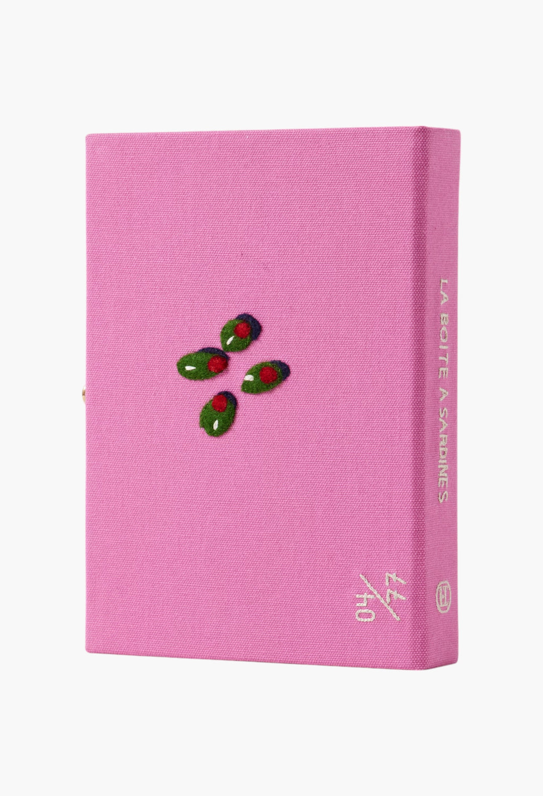 Sardines Embroidered Appliquéd Canvas Clutch - GLAM MODA