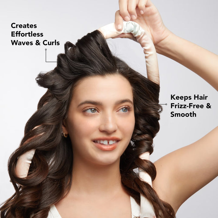 Satin Heatless Curling Set - Sunset Tie Dye - GLAM MODA