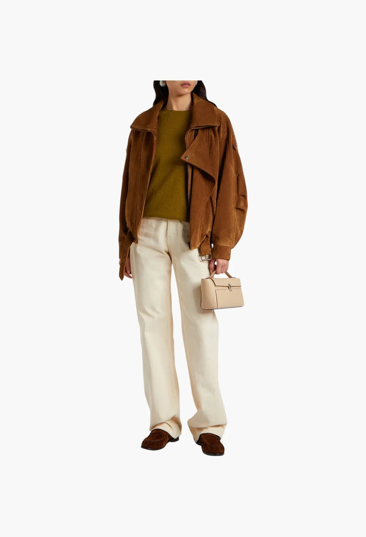 Symmetry Trapeze Small leather top-handle bag