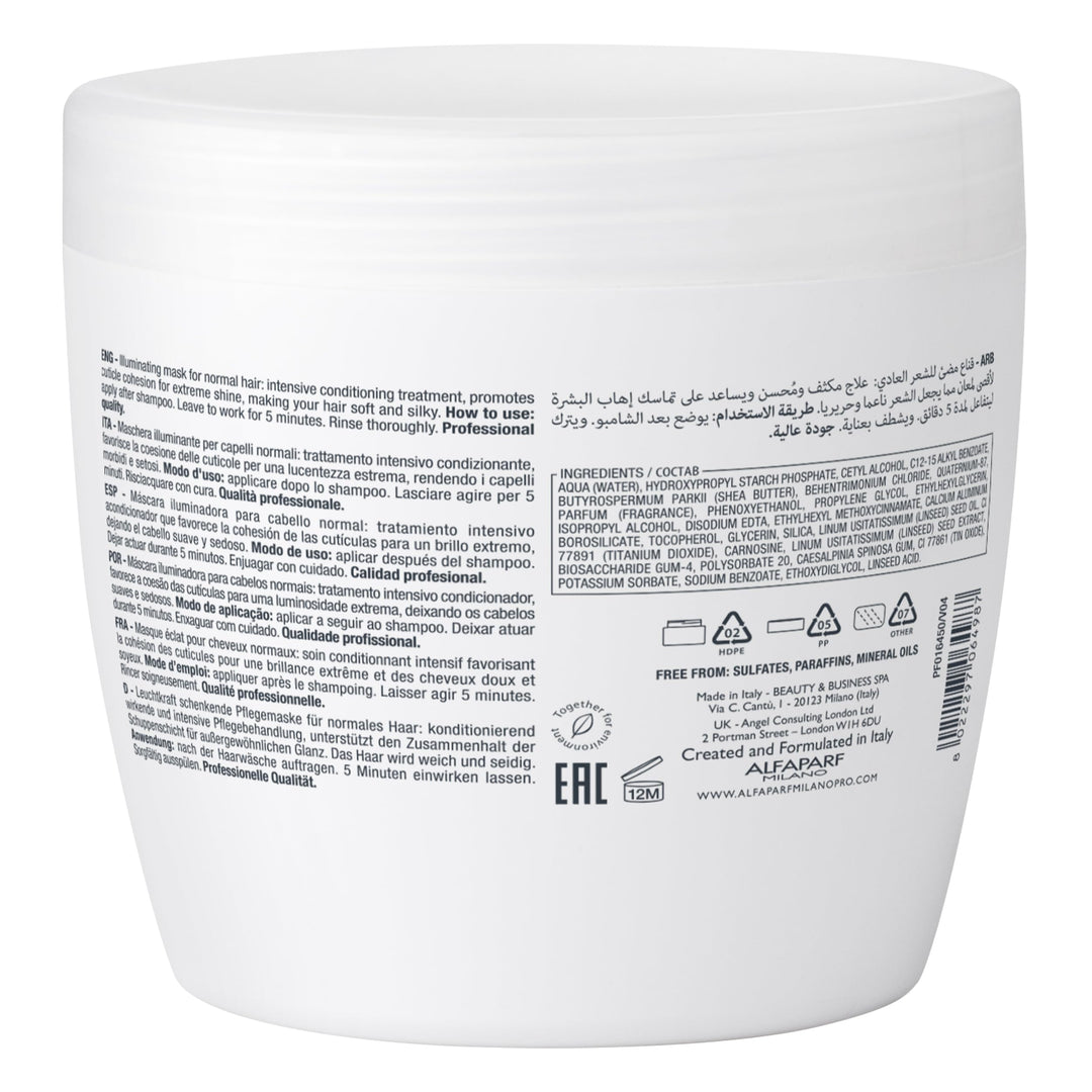 Semi Di Lino Diamond Illuminating Mask For Normal Hair - GLAM MODA